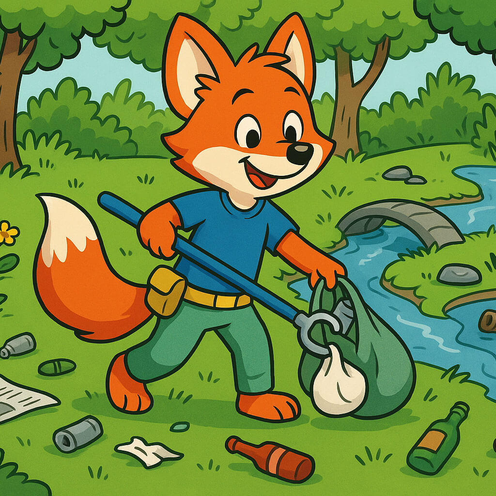 Rescue Fox - Wertvoll statt Wegwerf Müll sammeln