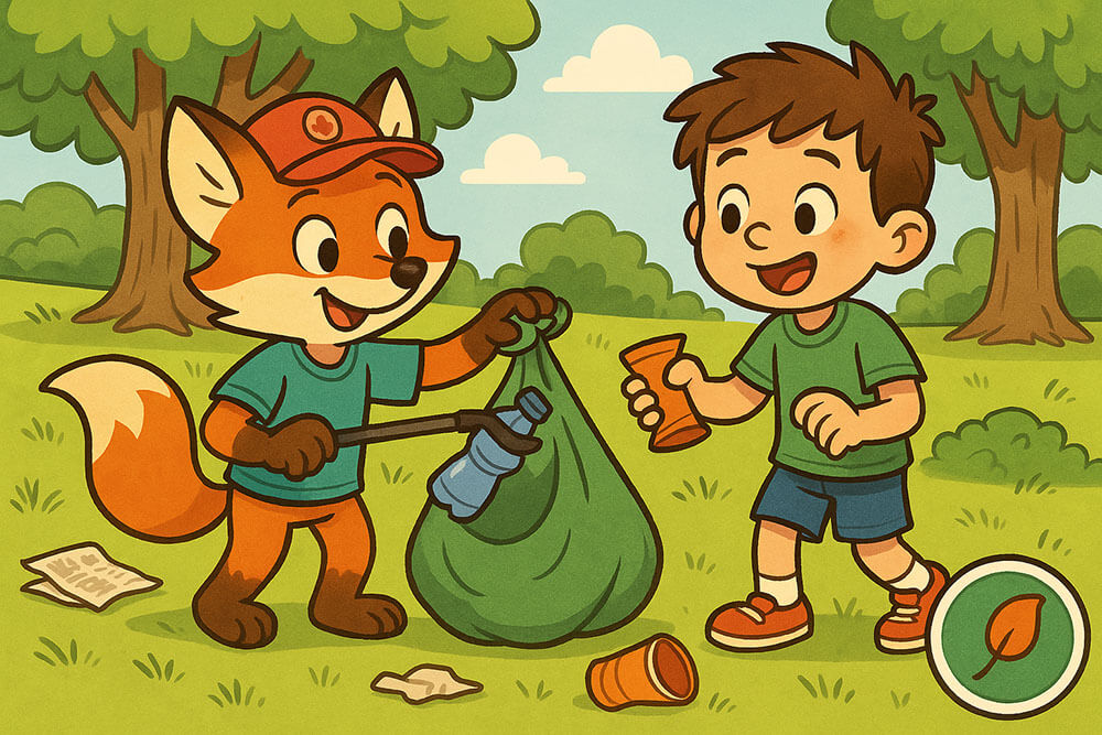 Rescue Fox - Wertvoll statt Wegwerf Plastik sammeln